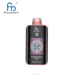 Fumot Tornado 25000 vaporizadores desechables hielo gomoso blanco - 022414 Fumot Vape Online Shop