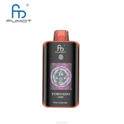 Fumot Tornado 25000 vaporizadores desechables limonada rosa - 022410 Fumot Vape Online Shop