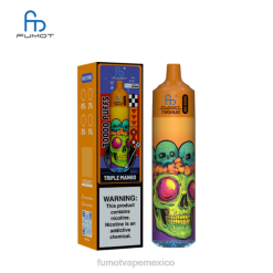 Fumot Vape México JRX829 mango triple Fumot Tornado música de 30k