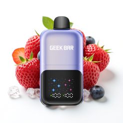 GEEK BAR 2GO 50000 Puffs Pantalla Grande, 20mL, 5% Nic, Sabores Ajustables, Bayas Mixtas Ice