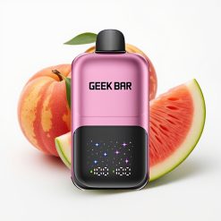 GEEK BAR 2GO 50000 Puffs Pantalla Grande, 20mL, 5% Nicotina, Sabor Durazno & Sandía