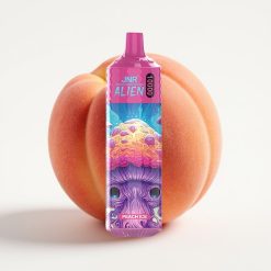 JNR Alien 10000 Puffs 850mAh 20ml Durazno Hielo LED RGB Tipo-C