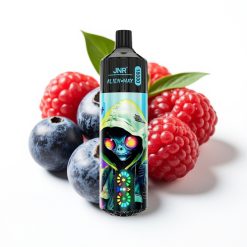 JNR Alien Max 18000 Puffs con Pantalla LED Inteligente, Doble Malla, 28ml, Arándano Frambuesa