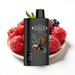 JNR EAGLE Smart 23000 Puffs Disposable Vape - Pantalla Digital, 25ml, 2% Nicotina, Frutas del Bosque