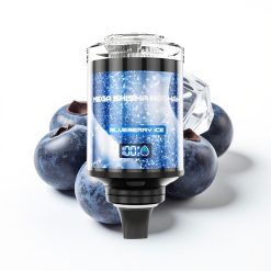 JNR Mega Shisha Hookah 100K Compatibilidad Escritorio Arándano Hielo 60ml 2200mAh