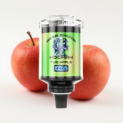 JNR Mega Shisha Hookah 100K Dos Manzanas 60ml 2200mAh Pantalla Inteligente