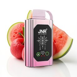 JNR Shisha Hookah Box 20500 Puffs Cereza Sandía Helada, 25ml, Dual Mesh Coil