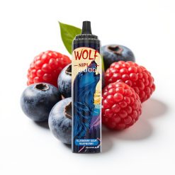 JNR Wolf Niplo 10000 Puffs Arándano Azul Frambuesa Ácida 20ml 5% Tipo-C